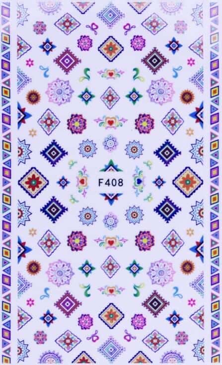 STICKER - BLUE TILES - F034