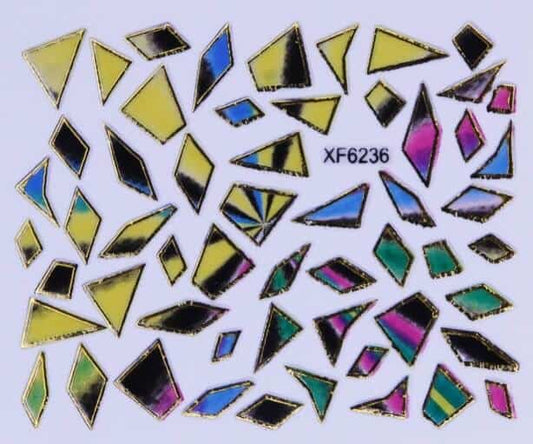 STICKER - CRYSTAL FORMS1 - XF6236