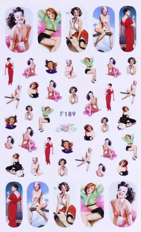 STICKER - 80's GIRLS - F189